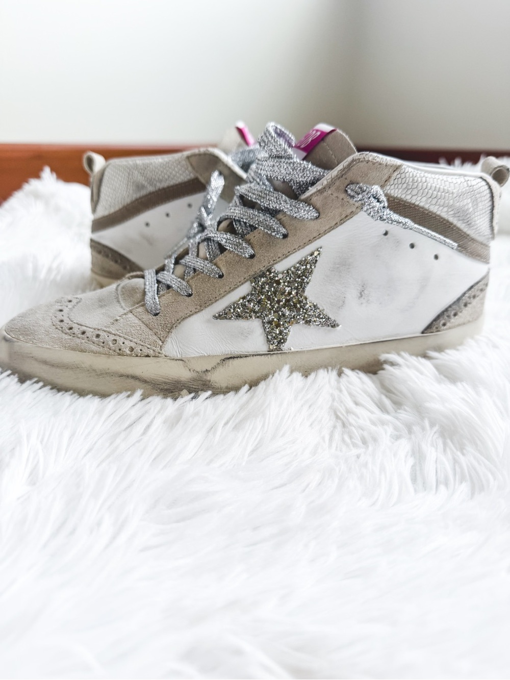 ⭐️ Golden Goose Glitter Star High-Top Sneakers ⭐️ size 39
